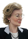Mrs Housekeeper Old Lady Costume Wig  (Mrs Doubtfire Style)