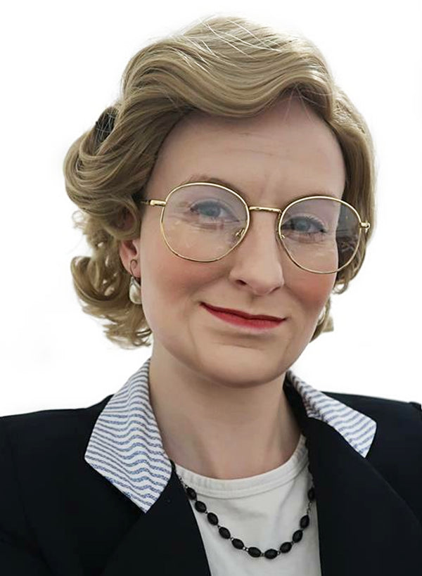 Mrs Housekeeper Old Lady Costume Wig  (Mrs Doubtfire Style)