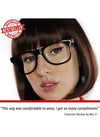 Brown Bob with Bangs & Black Glasses Costume Set - Velma from Scooby Doo