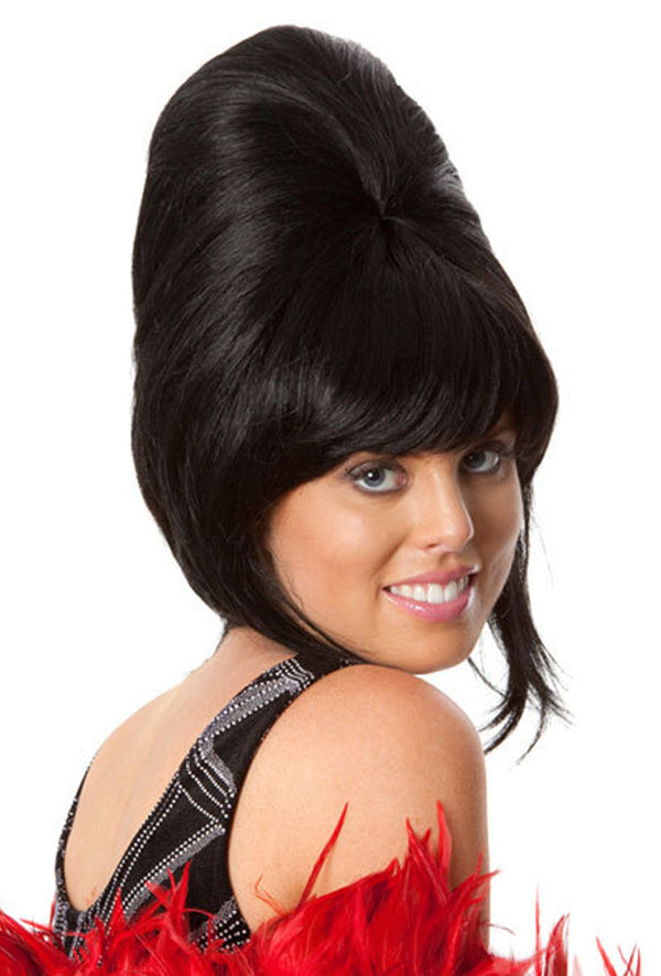 Beehive 1960's (Black) Priscilla Costume Wig