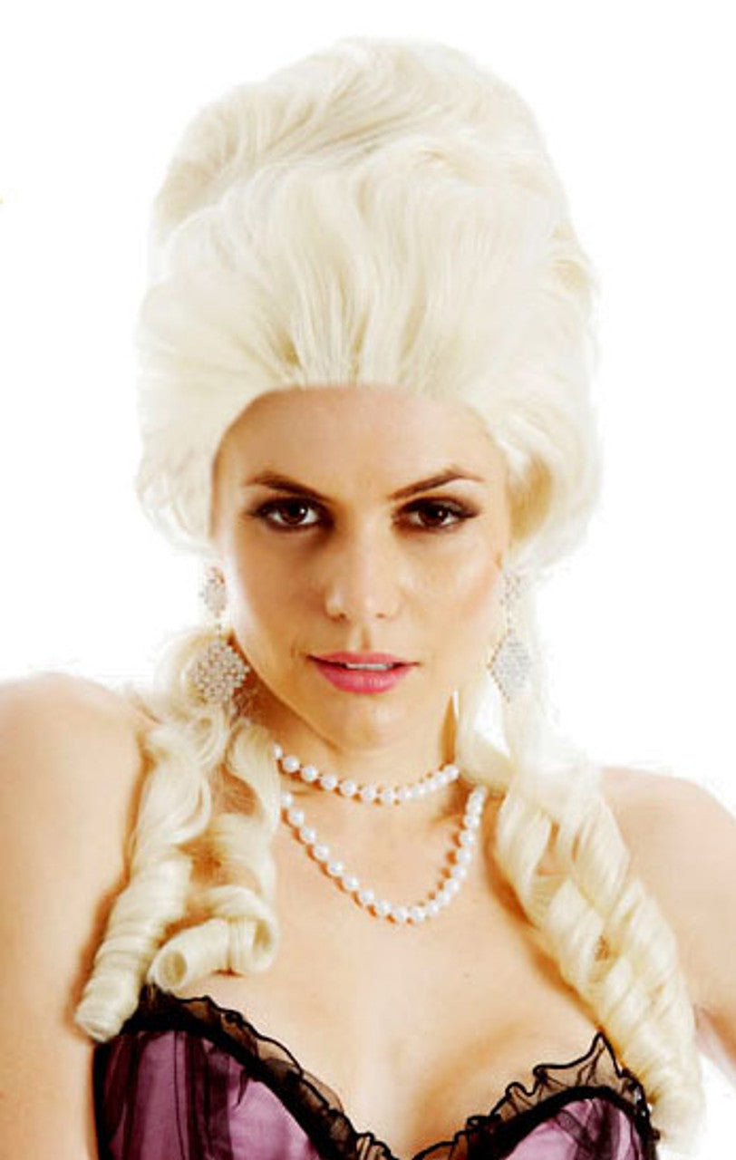 Marie Antoinette Victorian Renaissance (Blonde) Costume Wig (High Quality Fibre)