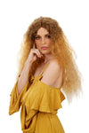 RnB Beauty (Beyonce Lemonade) Long Blonde Brown 80s Perm Womens Costume Wig