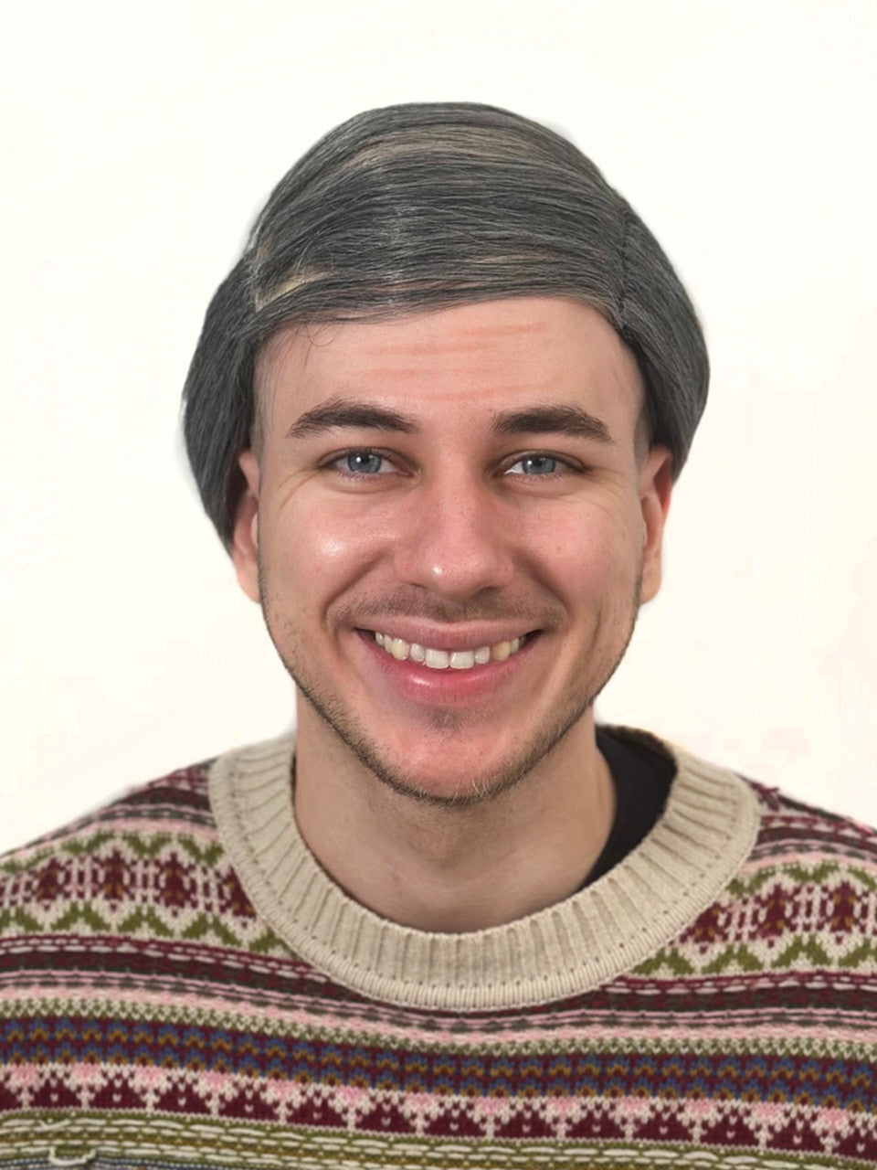 Old Man Grey Comb Over