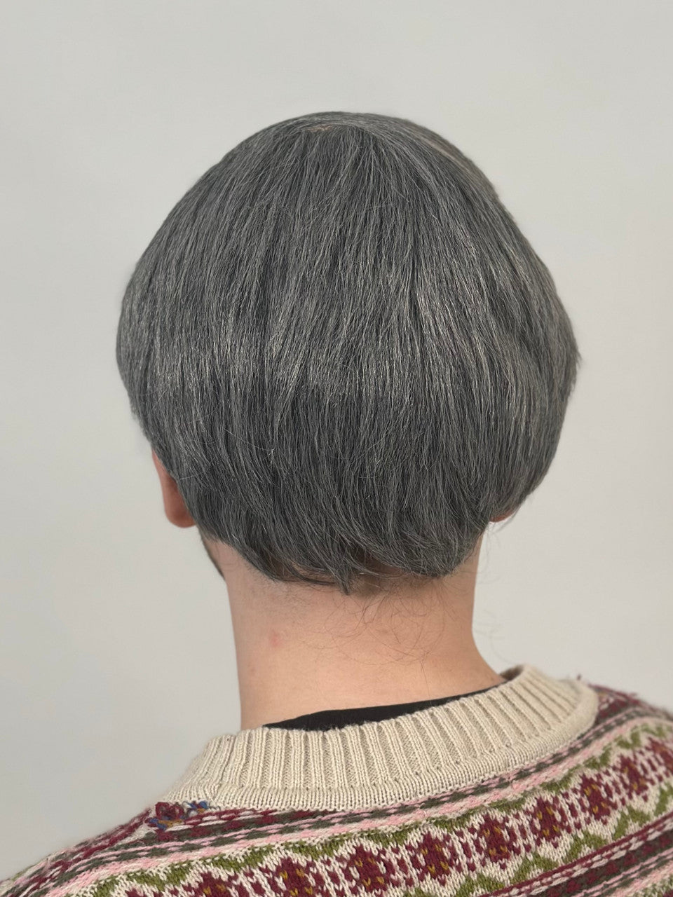 Old Man Grey Comb Over