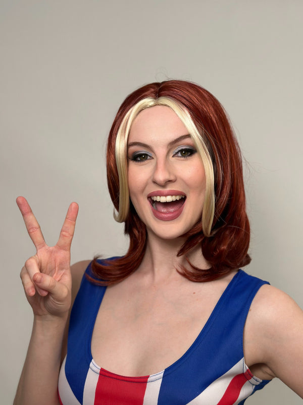 Ginger Music Diva Costume Wig