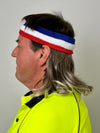 Magic Mullet Headband - Two Tone Blonde Brown - Bryce O Matey