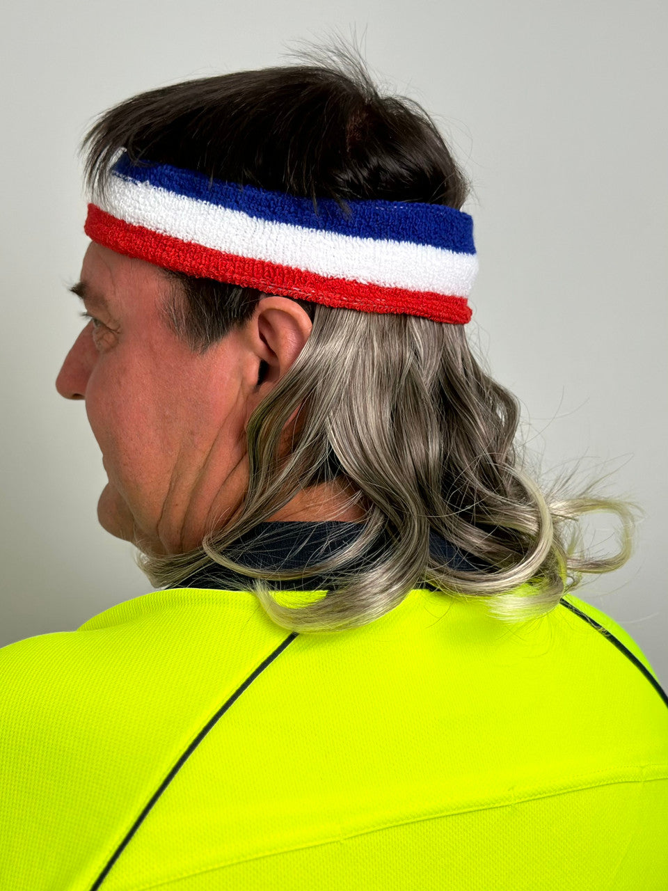 Magic Mullet Headband - Two Tone Blonde Brown - Bryce O Matey