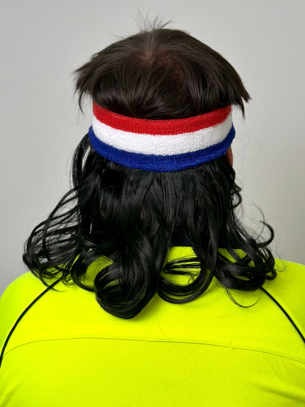 Magic Mullet Headband - Black Trevor The Tease
