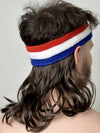 Magic Mullet Headband - Brown Bazza The Razzler