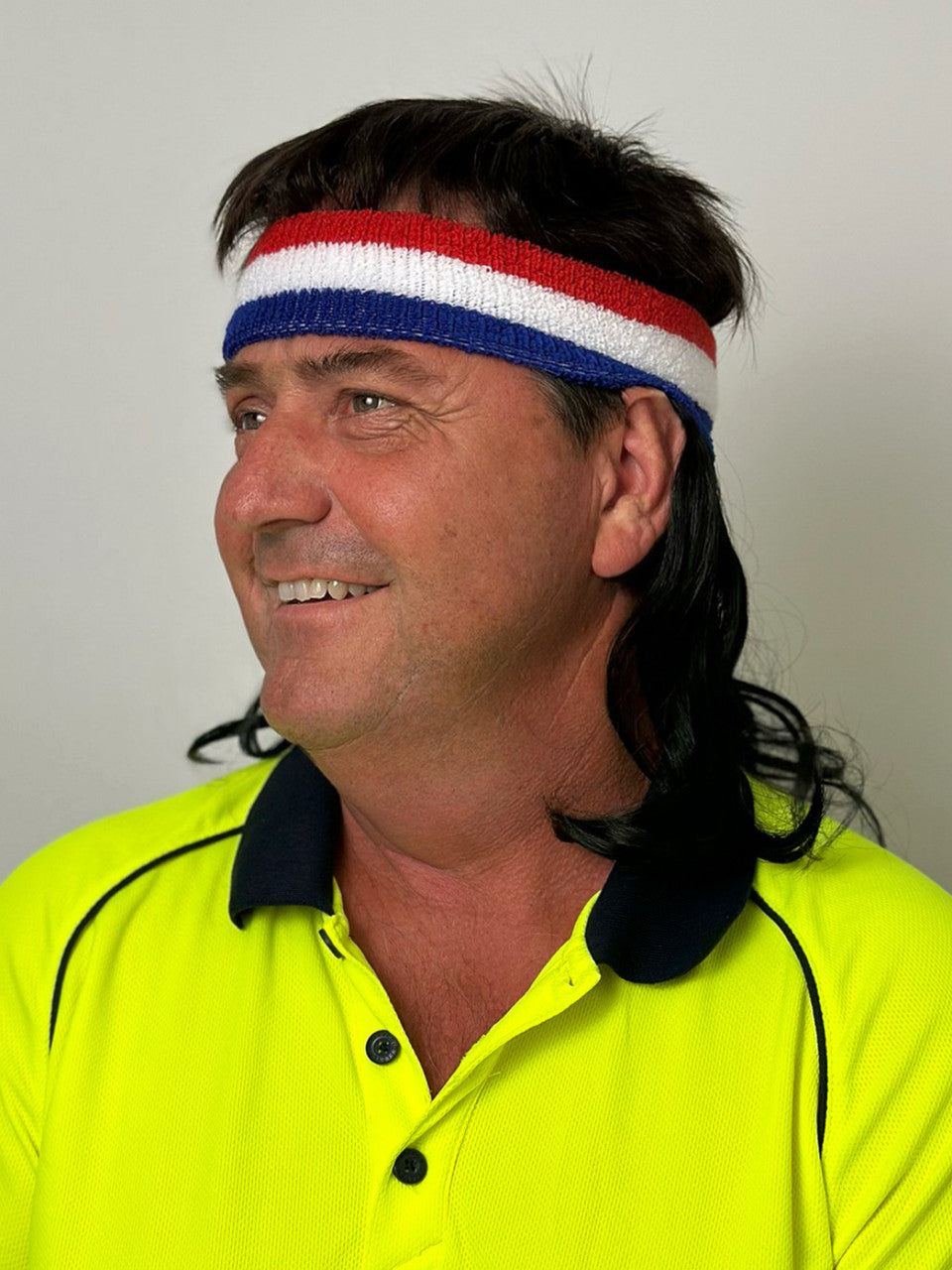 Magic Mullet Headband - Black Trevor The Tease