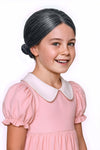 Classic Grey Granny Nana Mrs Claus Bun Wig