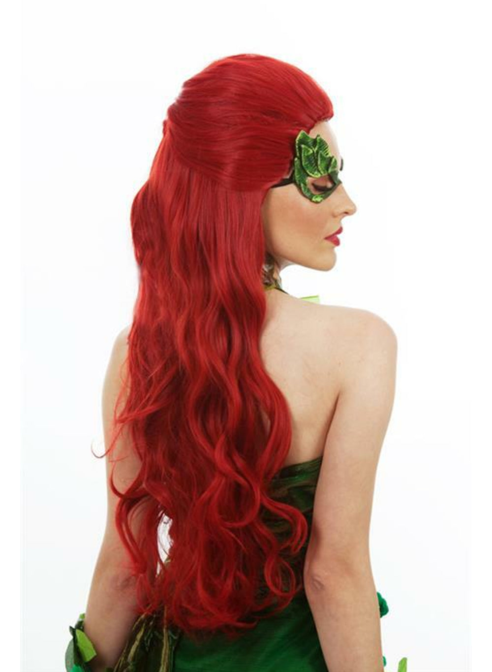 Lethal Vixen (Poison Ivy Wig) Long Red Womens Girls Cosplay Costume Wigs