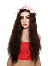 Long 24" Brown Wavy Wig