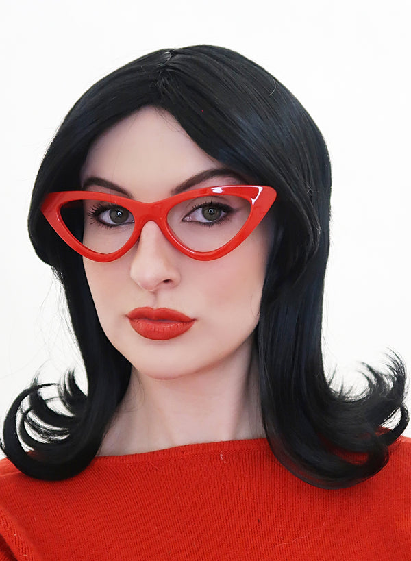 Linda Belcher Wig & Red Glasses