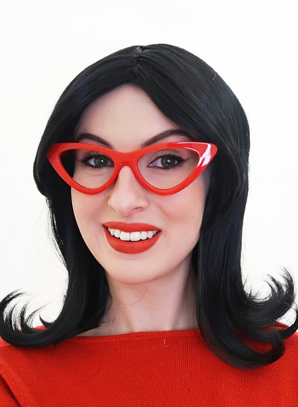 Linda Belcher Wig & Red Glasses