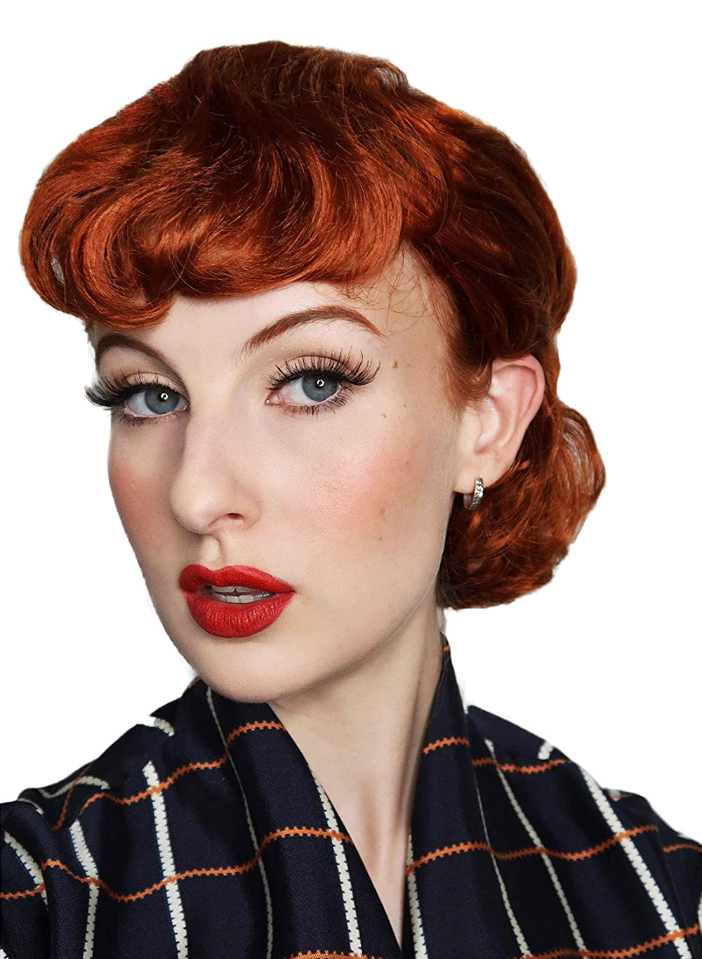 Lucy Red Hair Wig 50s Housewife