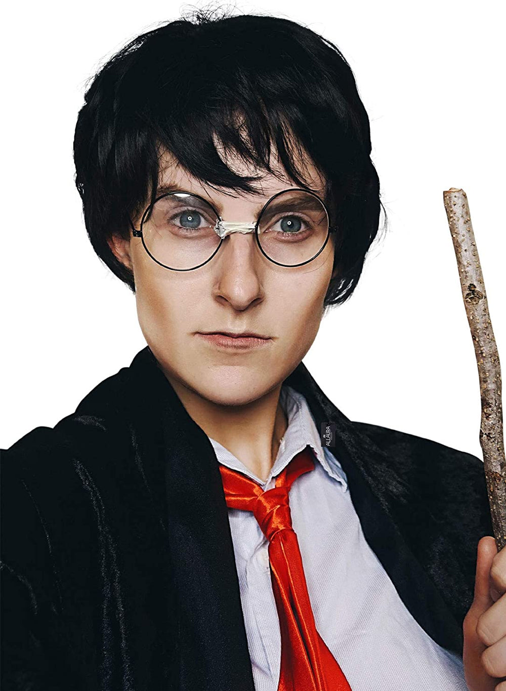 Boy Wizard Wig + Glasses Costume Set - Harry Potter Wig