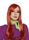 Daphne Blake Scooby Doo Wig 50cm Long Ginger Orange Layered Cosplay Wig