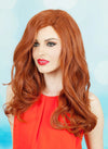 Jessica Rabbit Inspired Orange Red Costume Wig