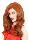 Jessica Rabbit Inspired Orange Red Costume Wig